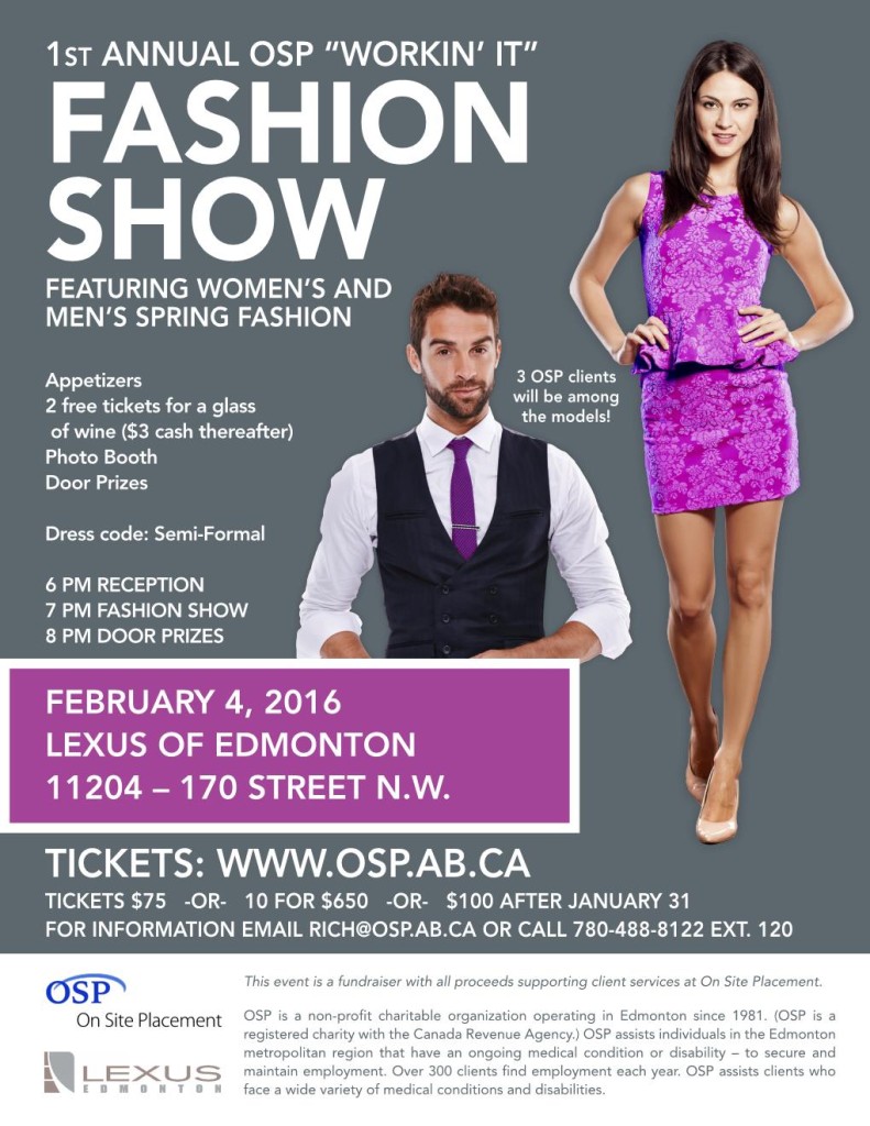OSP Fashion Show Invitation